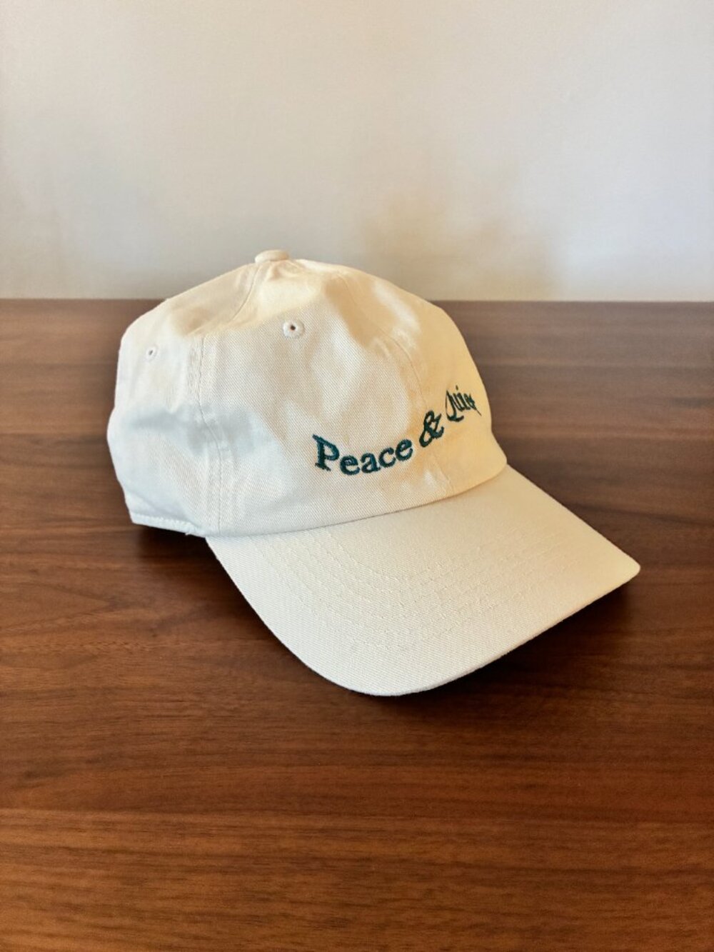 Museum of Peace and Quiet Classic Wordmark Hat Cap in Bone